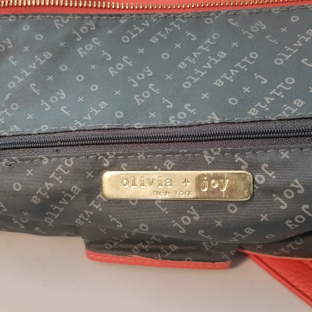 Nice Olivia + Joy Orange Tote Bag For Women